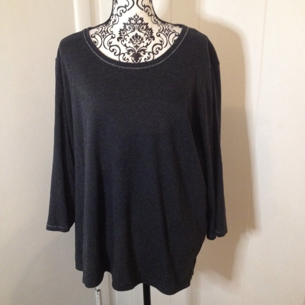 Allison Daley Mis Sleeve Top 3X